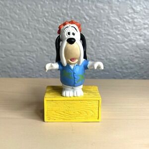 Vintage 1989 Droopy Dog 3.5" PVC Figurine Turner Entertainment Happy Meal Toy